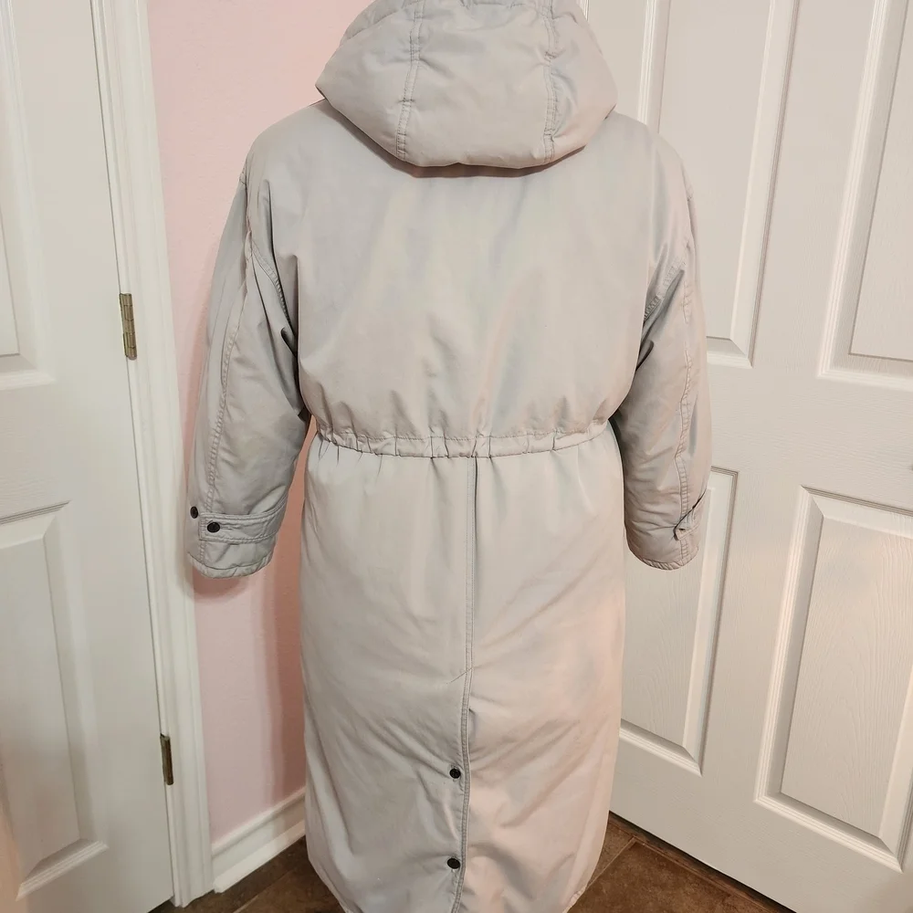 Women's Gray Hooded Coat